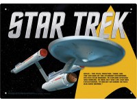 Enseigne Star Trek Enterprise en métal